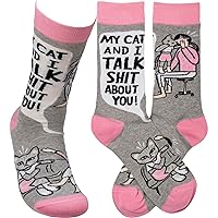 Primitives by Kathy Socks - My Cat And I Talk Shit About You, Unisex, One Size