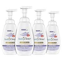 Baby Dove Baby Foaming Wash Calming Moisture 4 Count for Delicate Skin Ultra Gentle 13.5 fl. oz.