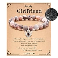 Girlfriend/Mom/Grandma, I Love You 100 Languages Bracelets from Boyfriend Daughter Granddaughter