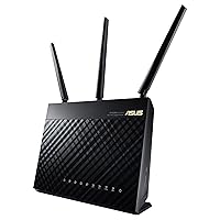 ASUS AC1900 WiFi Router (RT-AC68U) - Dual Band Gigabit Wireless Internet Router, Gaming & Streaming, AiMesh Compatible, Included Lifetime Internet Security, Adaptive QoS, Parental Control