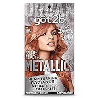 Got2b Metallic Permanent Hair Color, M97 Gilded Rose, 1 Count