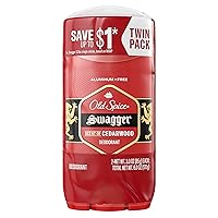Old Spice Men's Deodorant Aluminum-Free Swagger, 3.0oz Twin Pack