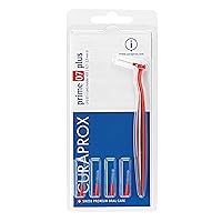 Prime Plus Interdental Brushes, CPS 07 Holder with 5 Brushes, 0.7 mm to 2.5 mm