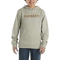 Carhartt Boys' Knit Long Sleeve Hoodneck Sweatshirt