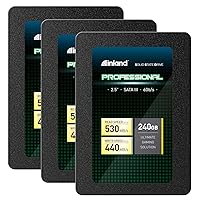 INLAND Professional 3 Pack 240GB SSD 3D NAND SATA III 6Gb/s 2.5