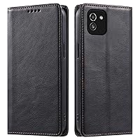 Smartphone Flip Cases Compatible with Samsung Galaxy A03 (166MM) Wallet Case With Card Holder Magnetic Phone Case Shockproof Cover Leather Protective Flip Cover-Credit Card Holder-Kickstand Book Folio