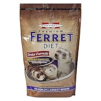 Marshall Pet Products Natural Complete Nutrition Premium Ferret Diet Food for Seniors, Highly Digestible, 4 lbs