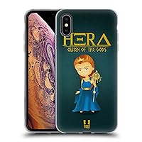 Head Case Designs Hera Mini Greek Goddesses Soft Gel Case Compatible with Apple iPhone Xs Max