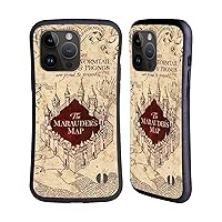 Head Case Designs Officially Licensed Harry Potter The Marauder's Map Prisoner of Azkaban II Hybrid Case Compatible with Apple iPhone 15 Pro Max