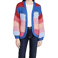 [BLANKNYC] Womens Multicolored Cardigan Sweater, Comfortable & Stylish Pullover