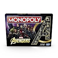 Hasbro Gaming Monopoly: Marvel Avengers Edition Board Game for Ages 8 and Up