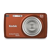 Kodak EasyShare Touch M577 14 MP Digital Camera with 5x Optical Zoom and 3-Inch LCD Touchscreen - RedOrange