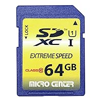 INLAND 64GB Class 10 SDXC Flash Memory Card Standard Full Size SD Chip USH-I U1 Trail Camera by Micro Center