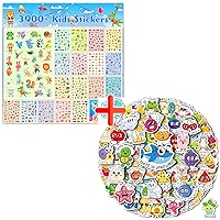 3900+ Stickers for Kids with 600PCS Cute Funny Pun Stickers for Kids Students Water Bottles Stickers Waterproof