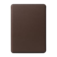 Comfyable Laptop Sleeve 15 Inch Precisely Compatible with MacBook Air 15-inch M3 Pro/Max 2024 A3114 & M2 2023 A2941, Faux Leather Cover Case, Coffee
