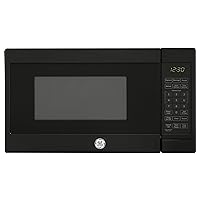 GE Countertop Microwave Oven | 0.7 Cubic Feet Capacity, 700 Watts | Kitchen Essentials for the Countertop or Dorm Room | Black