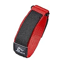 ALPINE Sporty Nylon Fabric Adjustable Strap Watch Band - Waterproof & Quick Dry Nylon Replacement Watch Bands for Women & Men - Compatible with Regular and Smart Watch bands