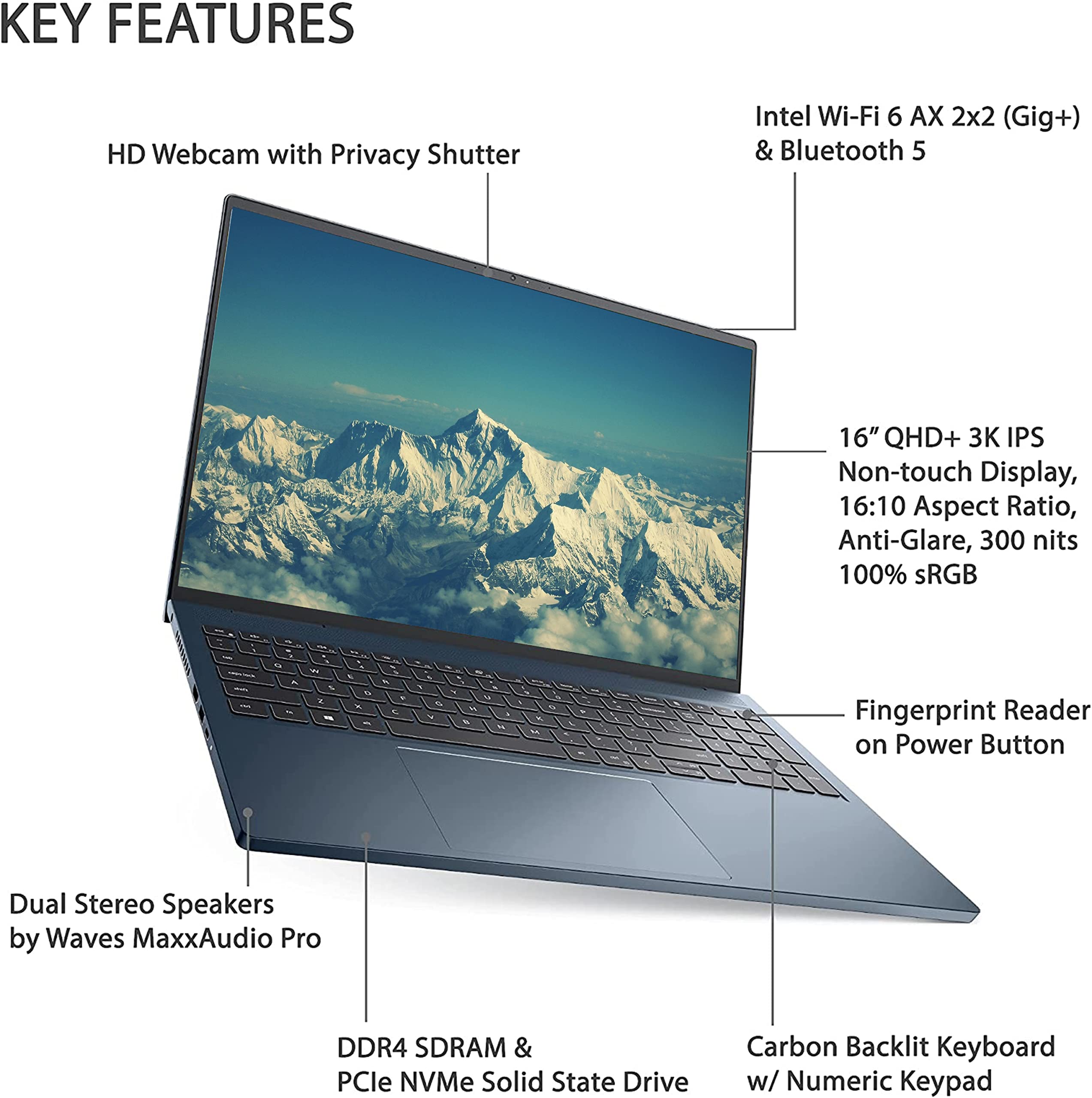 Mua 2022 Newest Dell Inspiron 16 Plus 7610 Laptop, 16