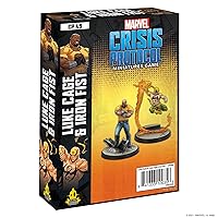 Marvel Crisis Protocol Luke Cage and Iron Fist CHARACTER PACK | Miniatures Battle Game | Strategy Game for Adults and Teens | Ages 14+ | 2 Players | Avg. Playtime 90 Mins | Made by Atomic Mass Games