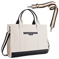 Missnine Canvas Laptop Tote Bag and Replacement Purse Strap