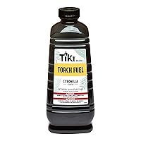 Brand Easy Pour TIKI Torch Fuel for Outdoors, Citronella Scented - 50 oz, 1216154,Black