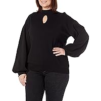 CITY CHIC PLUS SIZE JUMPER EVELYN IN BLACK, SIZE 18