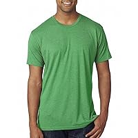 Next Level Men's Rib Collar Tri Blend Satin Label T-Shirt