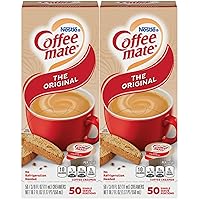 Nestle Coffee-Mate Liquid Creamer Original 2-pack; 50 Count Each