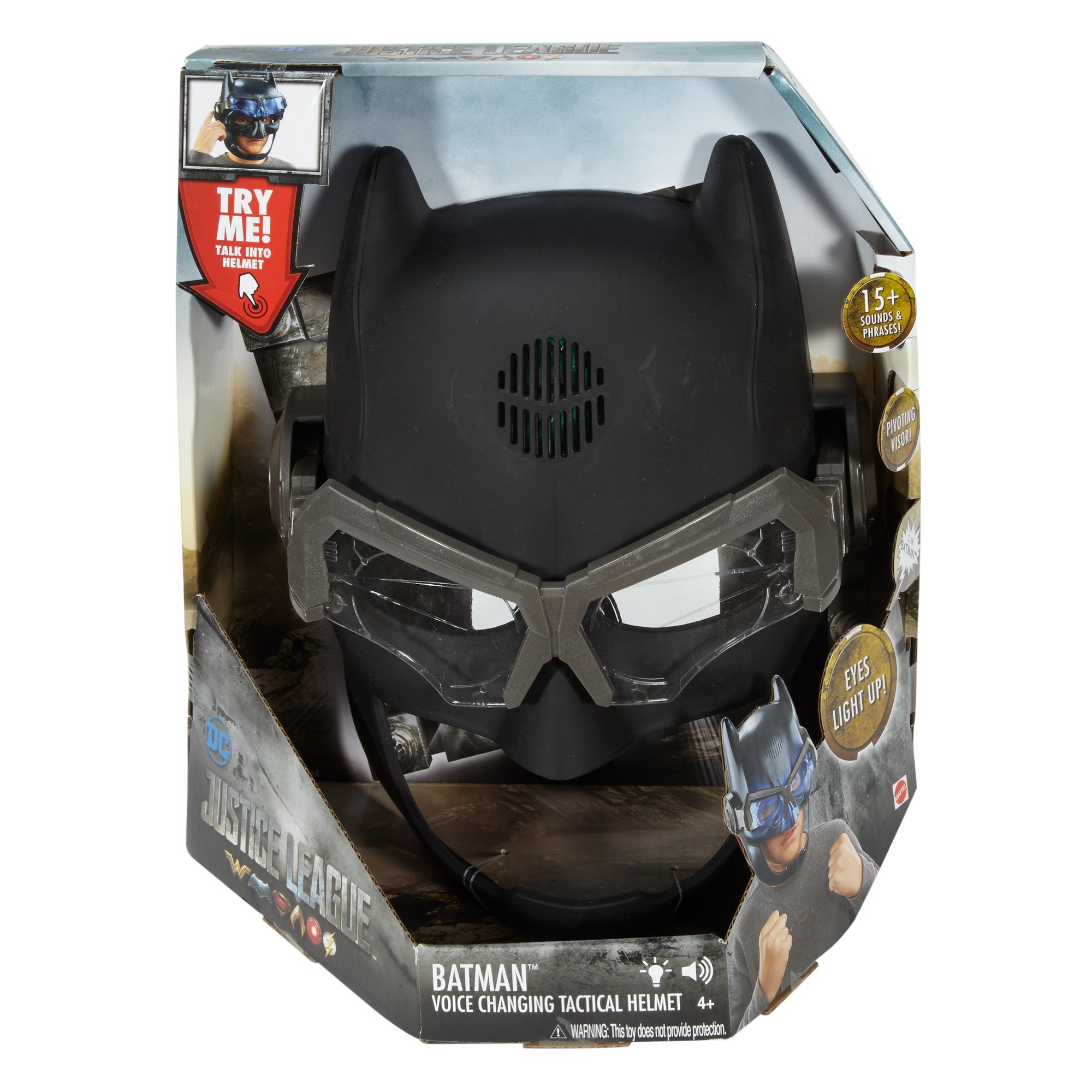 JUSTICE LEAGUE BATMAN Voice Changing Tactical Helmet