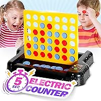 4 in A Row Connect 4 to Score Electric Board Game Connect Game | Line Up 4 Classic Table Game