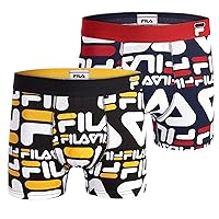  Fila Men's 6 Trunk No Fly Front with Pouch, Jersey