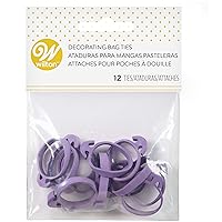 Wilton Icing Bag Ties, 12-Count - Rubber Icing Bag Ties