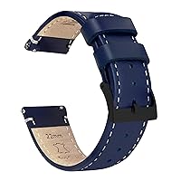 BARTON Top Grain Leather Watch Bands Compatible with all Apple Watch Models - Series 8, 7, 6, 5, 4, 3, 2, 1, SE & Ultra - Size 38mm, 40mm, 41mm, 42mm, 44mm, 45mm or 49mm