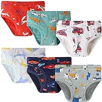Demifill Boys Briefs Shark Truck Space Dinosaur Toddler Kids Boys Underwear 6Pack