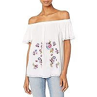 French Connection Women's Jude Embroidery Top