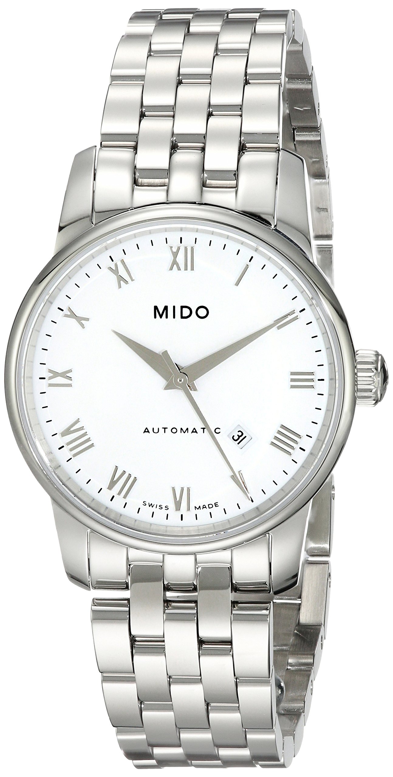 Mido Women's MIDO-M76004261 Baroncelli Analog Display Swiss Automatic Silver Watch