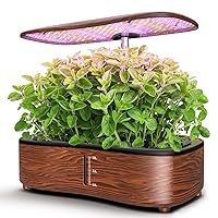 Hydroponics Growing System Indoor Garden - 12 Pods Herb Plants Germination Kit with Full-Spectrum LED Grow Light - Height Adjustable 3.8L Water Automatic Timer Ideal Gardening Gifts
