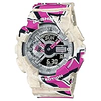 Casio G-Shock Men's GA110SS-1A White Analog-Digital Watch