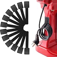 Cord Organizer for Appliances 12 Pack, SUITMAT Cable Organizer Cord Holder for Small Kitchen Appliances, Kitchenaid Stand Mixer Air Fryer Coffee Maker Pressure Cooker(Black)