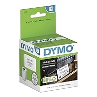 DYMO Authentic LW Video Top Labels, DYMO Labels for LabelWriter Label Printers, 1-4/5