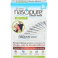 Nasopure, Nasal Wash Refill Kit Saline Packets, 3.75 Gram