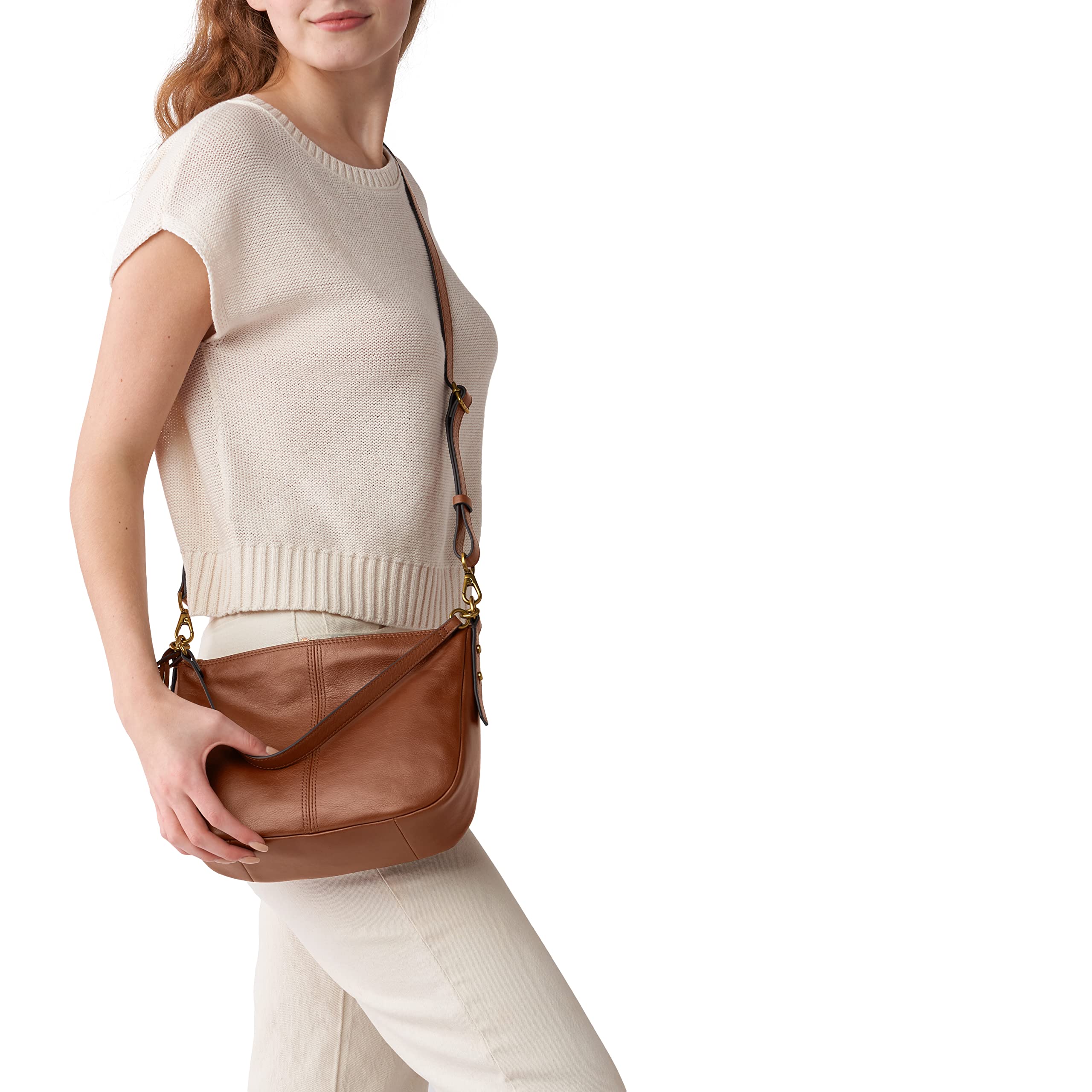 Fossil Women's Jolie Leather Crossbody Purse Handbag for Women