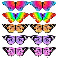 iROLEWIN Toddler Kids Butterfly-Wings for Girls Butterfly-Costume 10 Bulk Fairy Dress Up Wings as Boys Christmas Party Favors