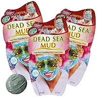 Dead Sea Mud Mask 3-pack Of 0.7 Ounce Face Masks, 3 Count