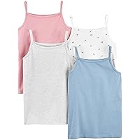 Girls and Toddlers' Tank Tops, Pack of 4