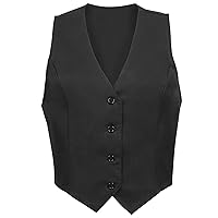 FAME Women's Regular Vest - V42L -Black / 2XL (WFA82552BK2X)
