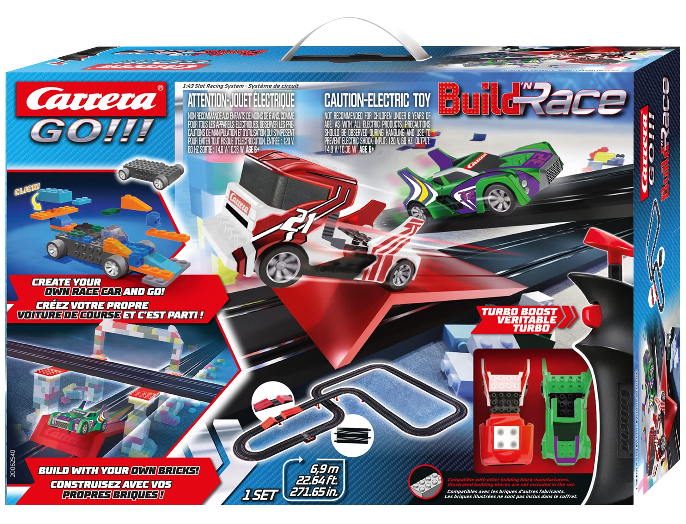 Mua Carrera GO!!! Build 'N Race Electric Powered Slot Car Racing Kids Toy  Building Blocks Race Track Set 1:43 Scale, Racing Set  trên Amazon Mỹ  chính hãng 2023 | Giaonhan247
