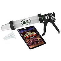 LEM Products Jerky Gun with Nozzles, Backwoods Seasonings, Plastic