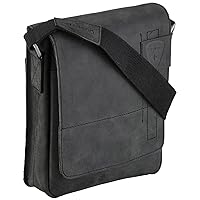Premium Men's Shoulder Bags, Schwarz (Black 900), 20x23x6 cm (B x H x T)