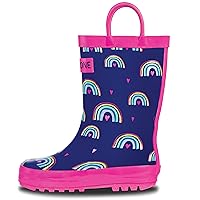 Lone Cone Elementary Collection - Premium Natural Rubber Rain Boots with Matte Finish for Toddlers and Kids